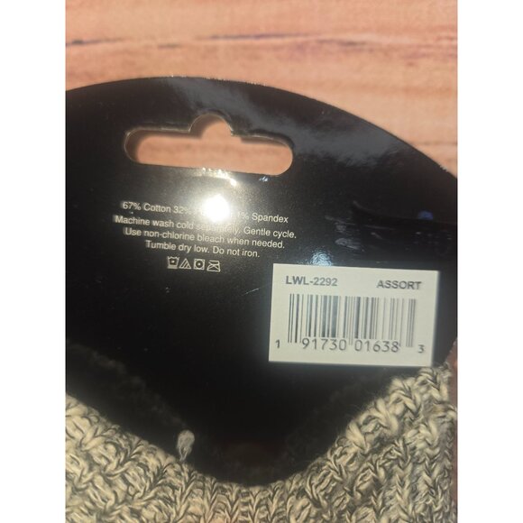 Cozy Knit Button-Accent Leg Warmers One Size Gray Heather - Picture 3 of 4